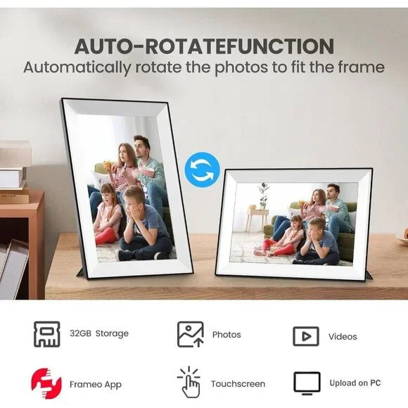 Frameo 10.1" Digital Photo Frame 32GB - Picture 8 of 11